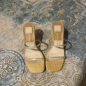 Dolce Vita Clear Strap Espadrille Sandals